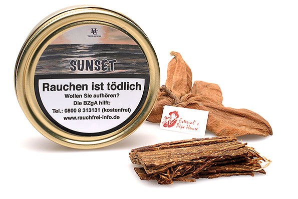 HU-tobacco Sunset Flake Pipe tobacco 50g Tin